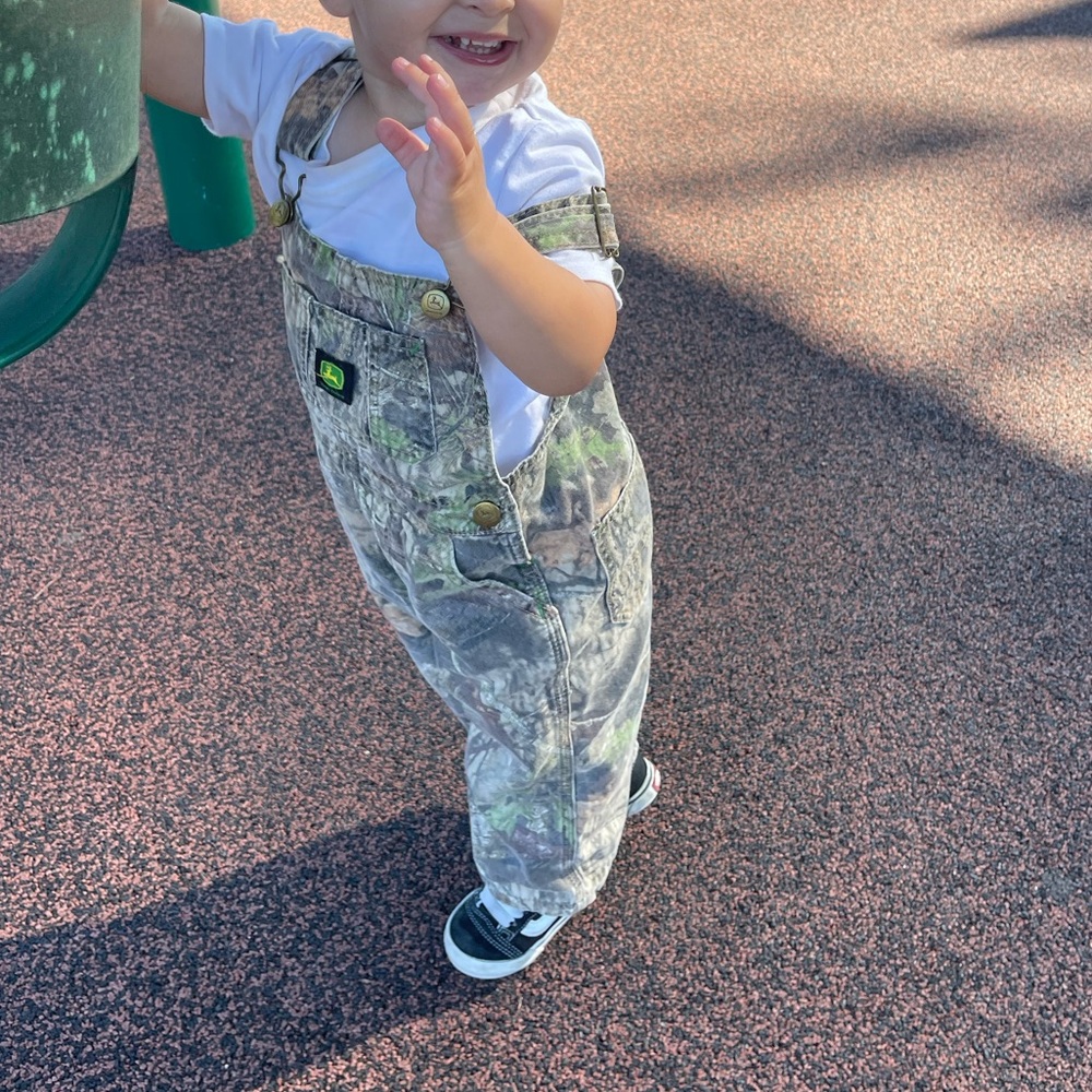 John Deere camo overalls